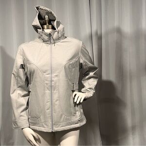 Women's Gray Hooded Jacket